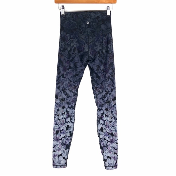 Lululemon Align High Rise Size 4 Nightfall Blossom - Picture 4 of 10